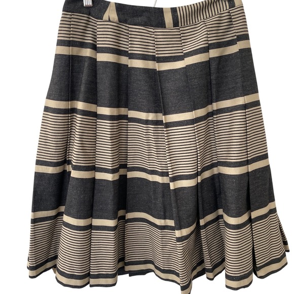 Moulinette Soeurs Dresses & Skirts - Anthropologie Moulinette Soeurs Pleated Striped Midi Skirt Sz2 Academia Preppy